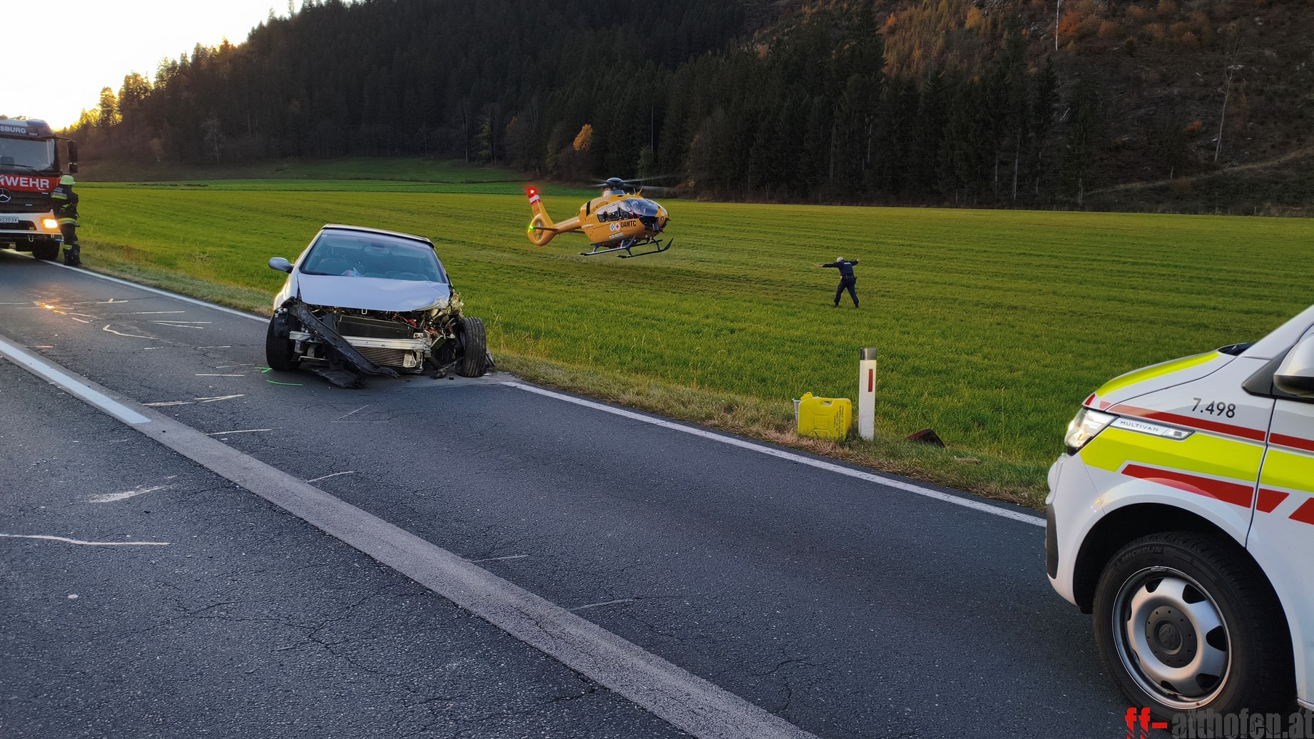 Schwerer Verkehrsunfall