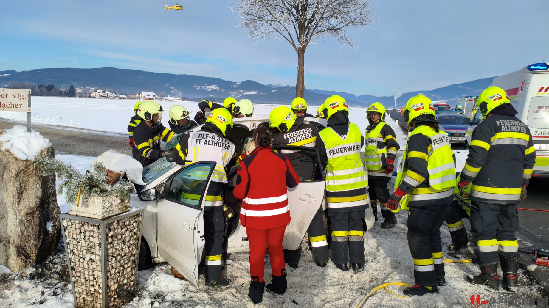 Schwerer Verkehrsunfall