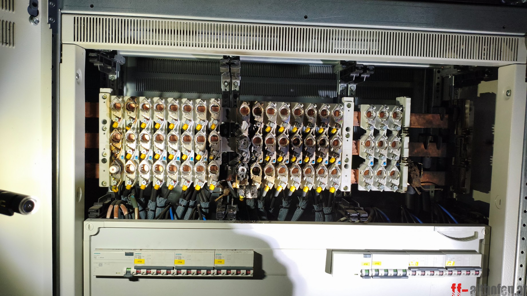 Brand in Elektroverteiler