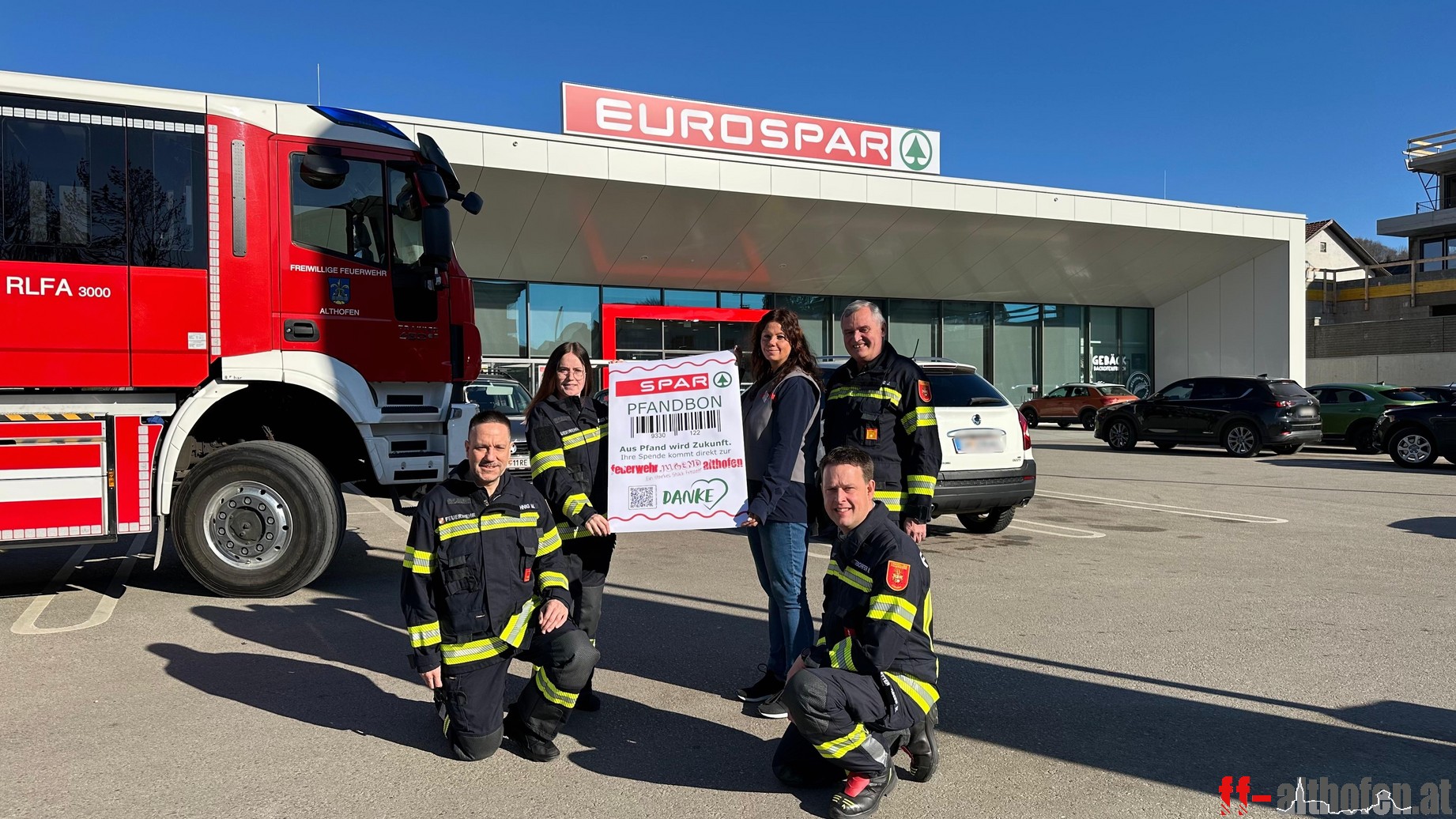 Pfand spenden bei SPAR.