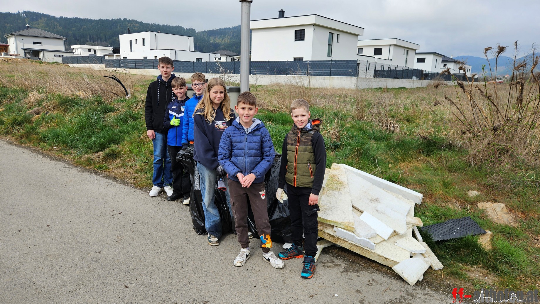 Einsatz für die Umwelt.