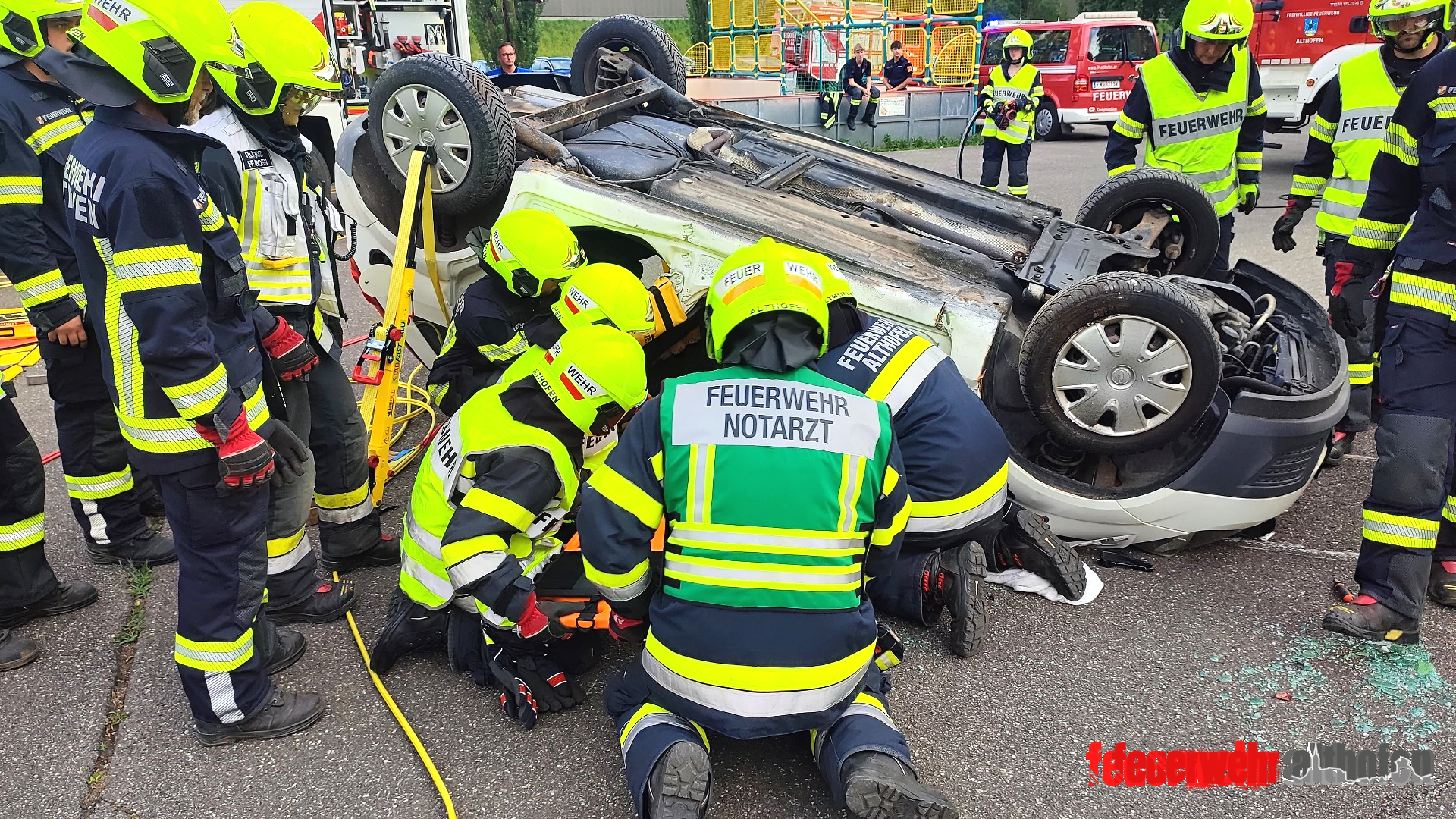 Schauübung – Verkehrsufall